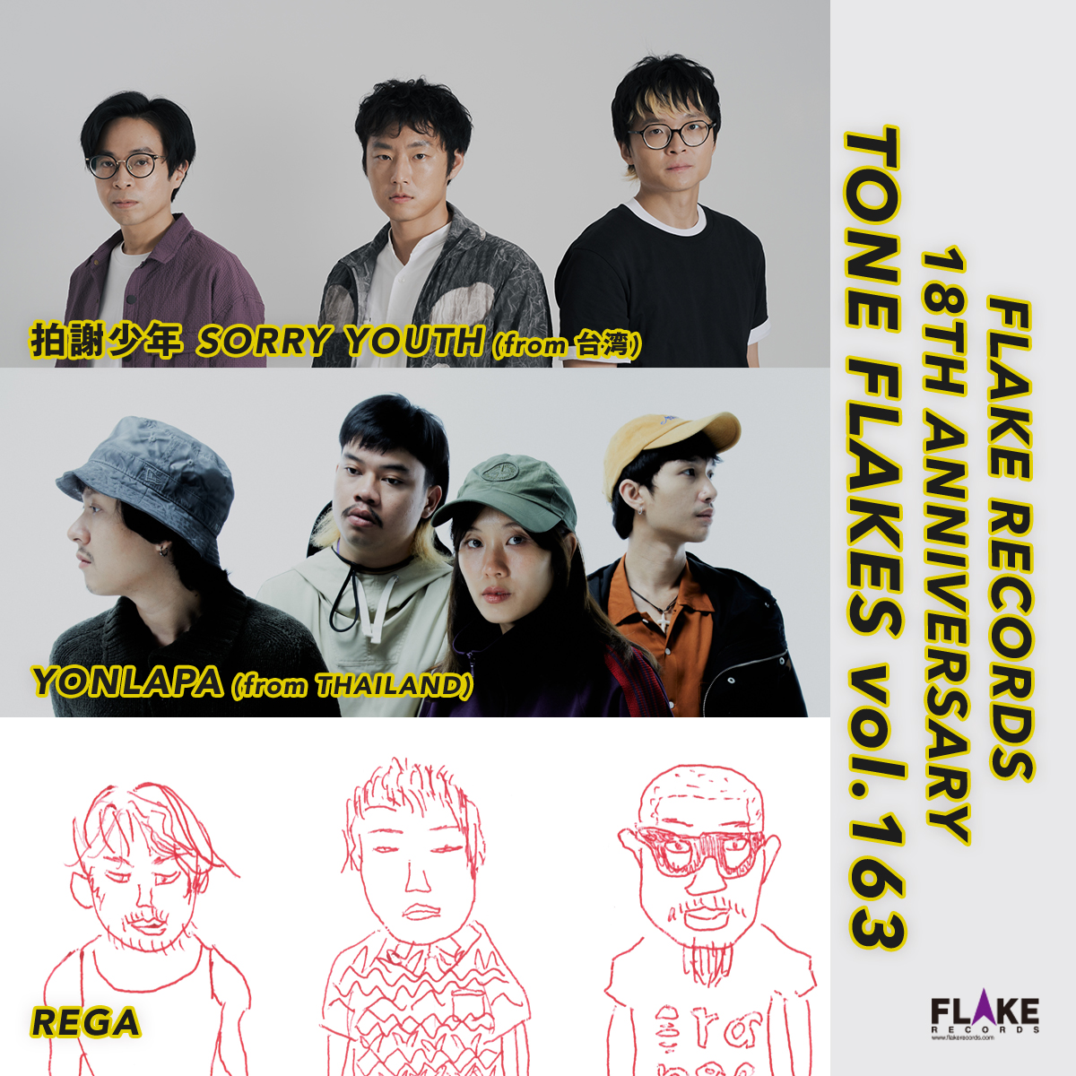 FLAKE RECORDS 18TH ANNIVERSARY, TONE FLAKES vol.163