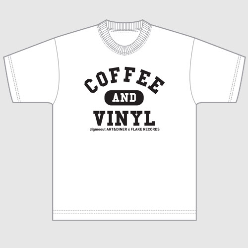 Digmeout Art Diner X Flake Records Coffee And Vinyl White Size Girl M T Shirt 2 500