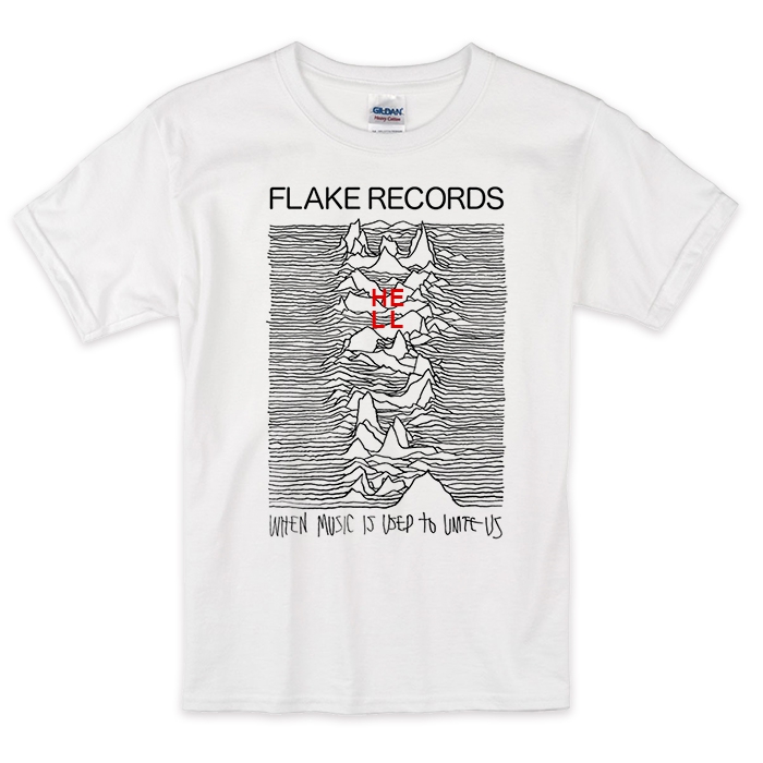 【新品】FLAKE RECORDS  HELL コラボ Tシャツ ホワイト